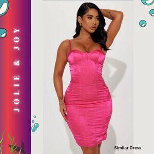 Jolie & Joy Mini Dress – Fuchsia- Medium- NWT